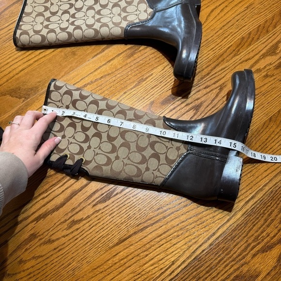 Coach Rain Boots Y2K Size 7B - Picture 7 of 9